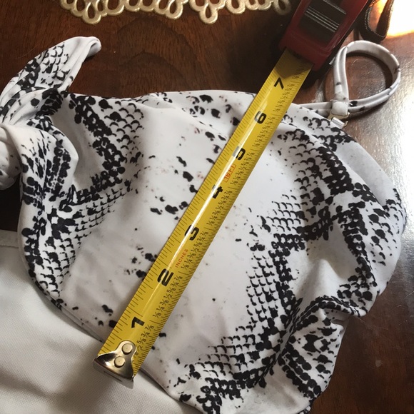 Monokini White Snakeskin open front swimsuit HOT - Picture 5 of 7